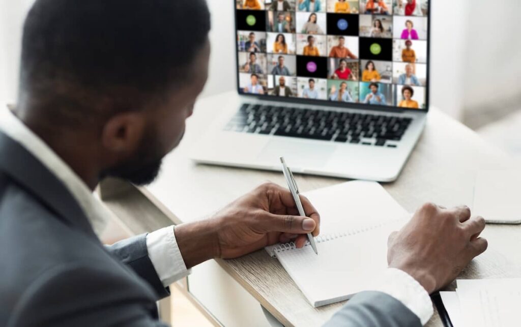 Online class note taking